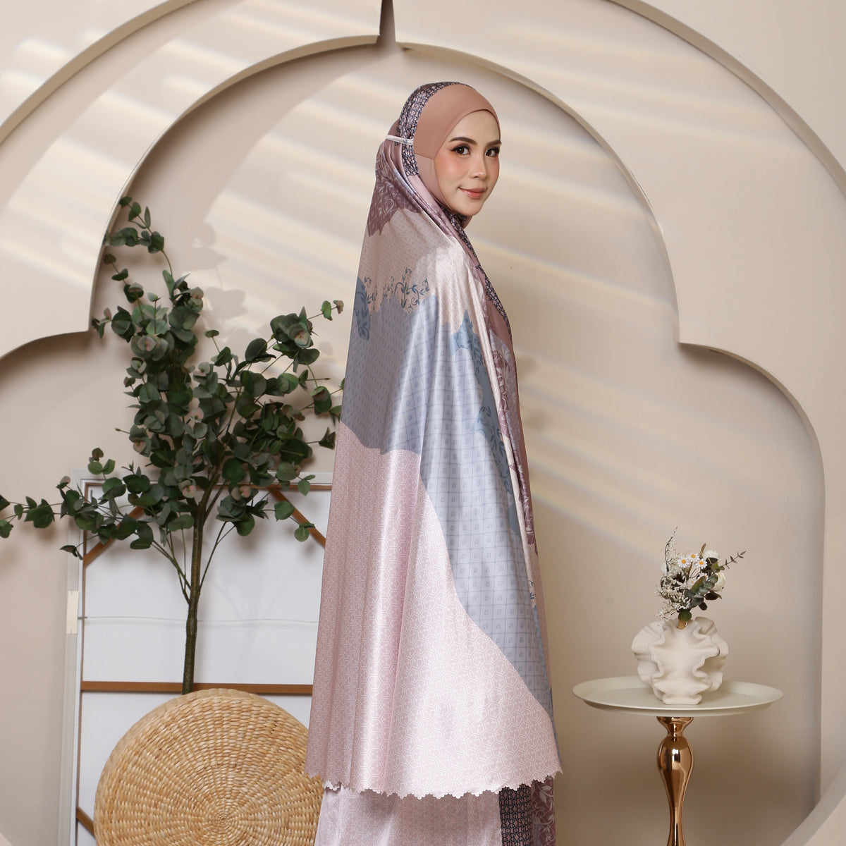 Khairaa Printed in Blush Petal